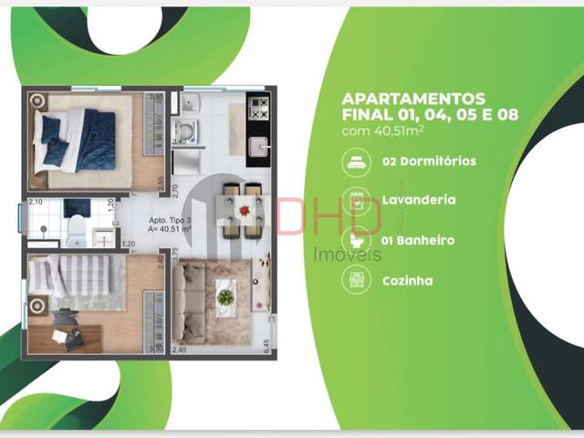 #3507 - Apartamento para Venda em Sorocaba - SP - 3