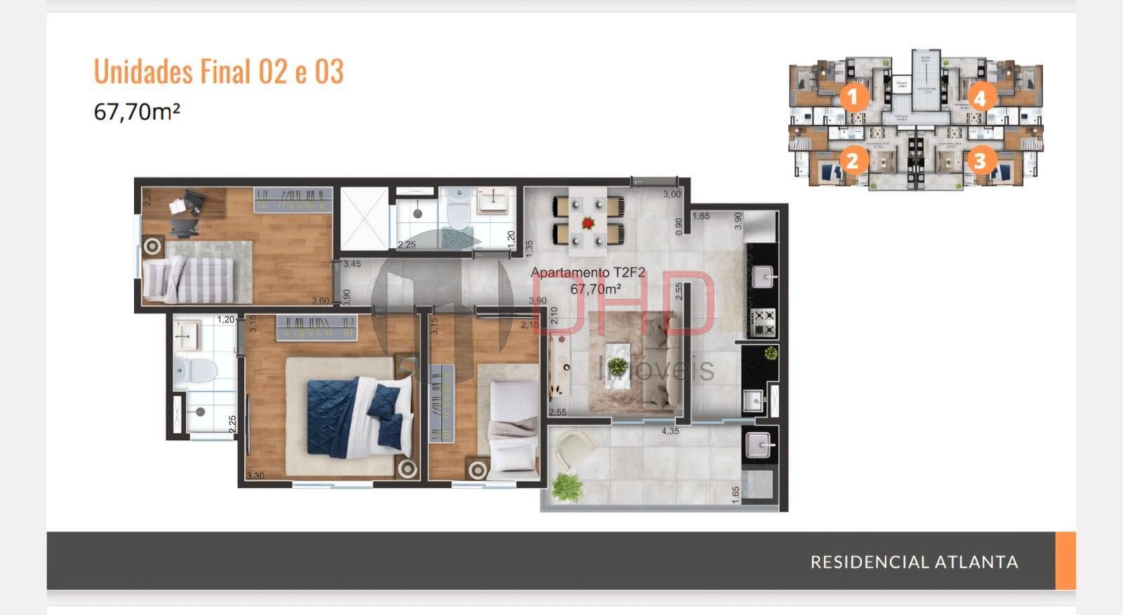 Apartamento à venda com 3 quartos, 67m² - Foto 6